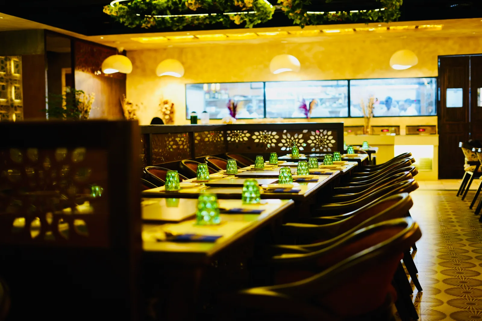 Flammen District premium dining interior